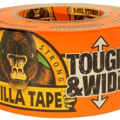 极速Gorilla Black Ducrt Tape, 1.88 x 35 yd, Black, (Pack of