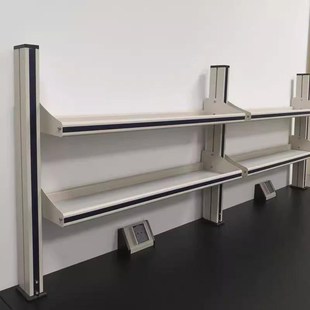 钢木实验台铝试剂架实验室玻边台中央台试K剂存放架实验台工作台