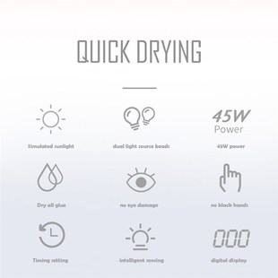 z45W Simple Light Operation Lamp Nail type Arch Mini LED