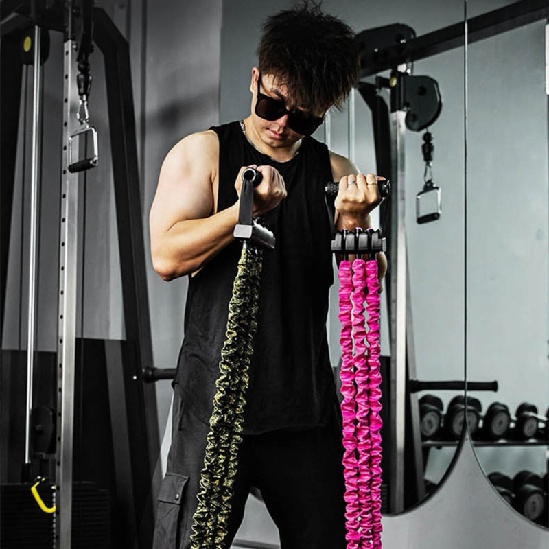 极速Three-hole Tlensile Device Chest Expansion Home Fitness