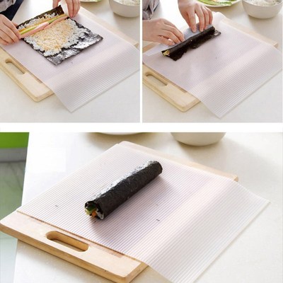 极速NEW Arrival Sushiq Set Bamboo Rolling Mats Rice Paddles