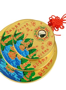新品铜圆形e山海镇八卦镜八卦图铜牌凸面客厅摆件室内外八卦镜挂