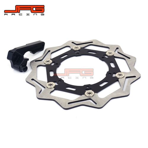 新品适用于YZ125/250F越野摩托车改F装配件270MM铝合金前碟刹盘浮
