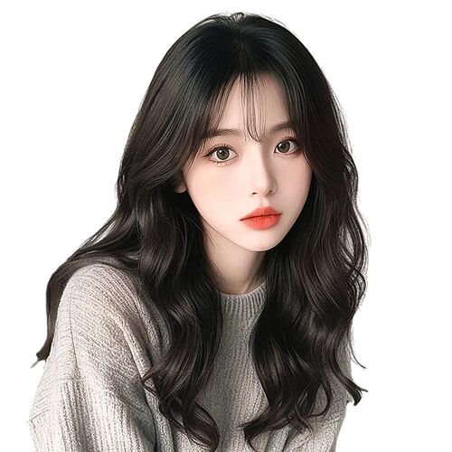 新品假发女长发仿真发p接发片大波浪卷蓬松增发量轻薄无痕三片式