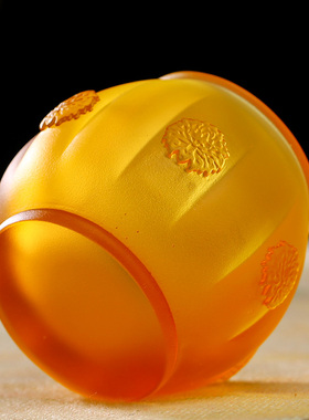 新品琉璃供水杯供佛供杯佛前家用佛台H小号佛具财神观音圣水杯佛