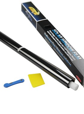 极速50x300cm Blackn Car Window Flim Privacy Sun Blocking Ant