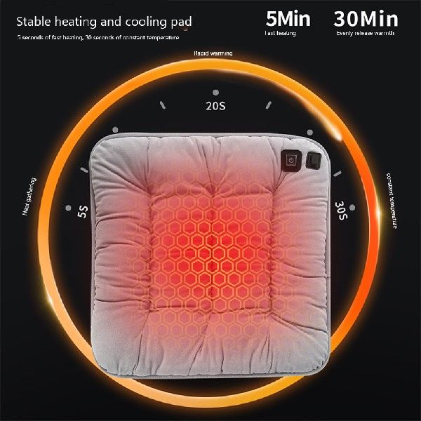 速发Autumn Winter Warm USB Electric Heating Pad Car Office