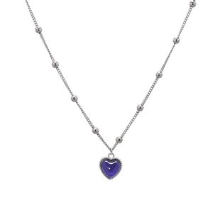 极速.Discoloration Love Pendant Necklace FeOeling Emotional