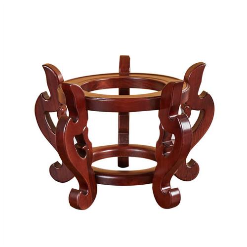 极速宝宝张鱼缸底座实木摆s件盆景架架子榆木客厅2022年新款花架