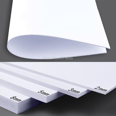 极速5pcs 300x200mm White/Black PVC foam boaNrd  DIY Building