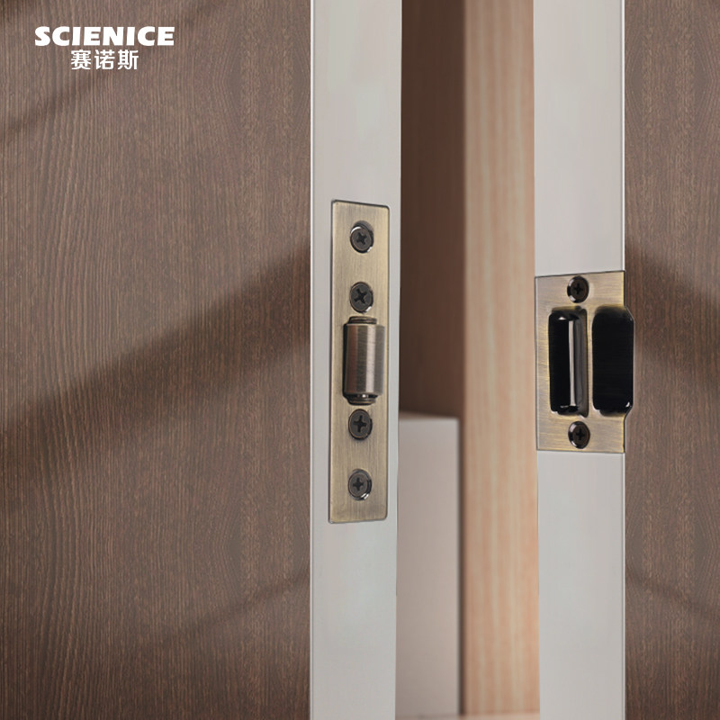 极速碰珠吸合器i木门门碰开关卡扣隐形不锈钢纯铜室内房门定位弹