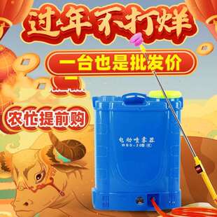 极速揹负喷雾器喷药农用电动喷y雾喷药桶喷壶充电药水桶喷药机抱