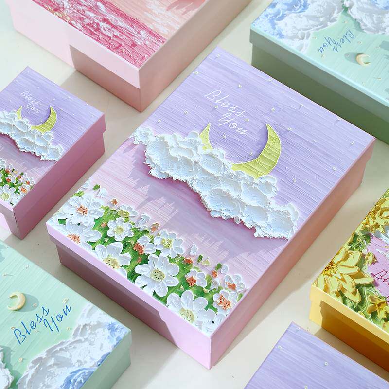 极速立体印刷g礼盒空盒礼物盒子送女友礼品盒伴手礼盒口红油画包