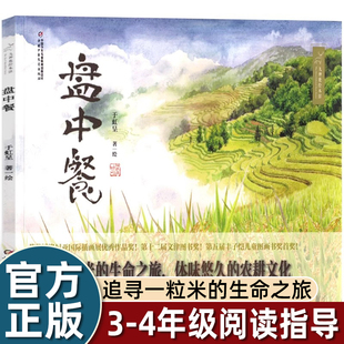 于虹呈盘中餐绘本6到8岁以上小学一二三四年级上学必看图画书中小学阅读指导目录中国少年儿童出版社追寻米的生命之旅体味农耕文化