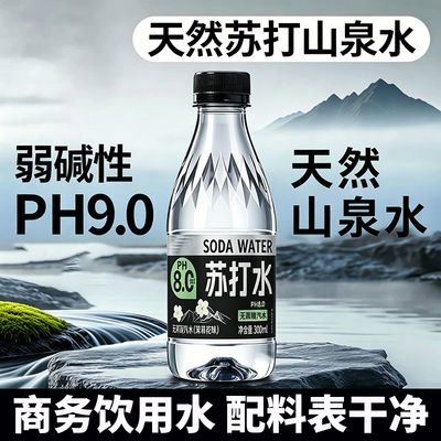 天然苏打水整箱12瓶无糖精无汽
