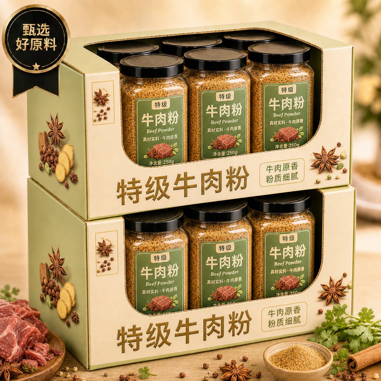 牛肉粉调味料官方旗舰店正品韩国牛肉粉原装进口牛肉汤料鲜香十足