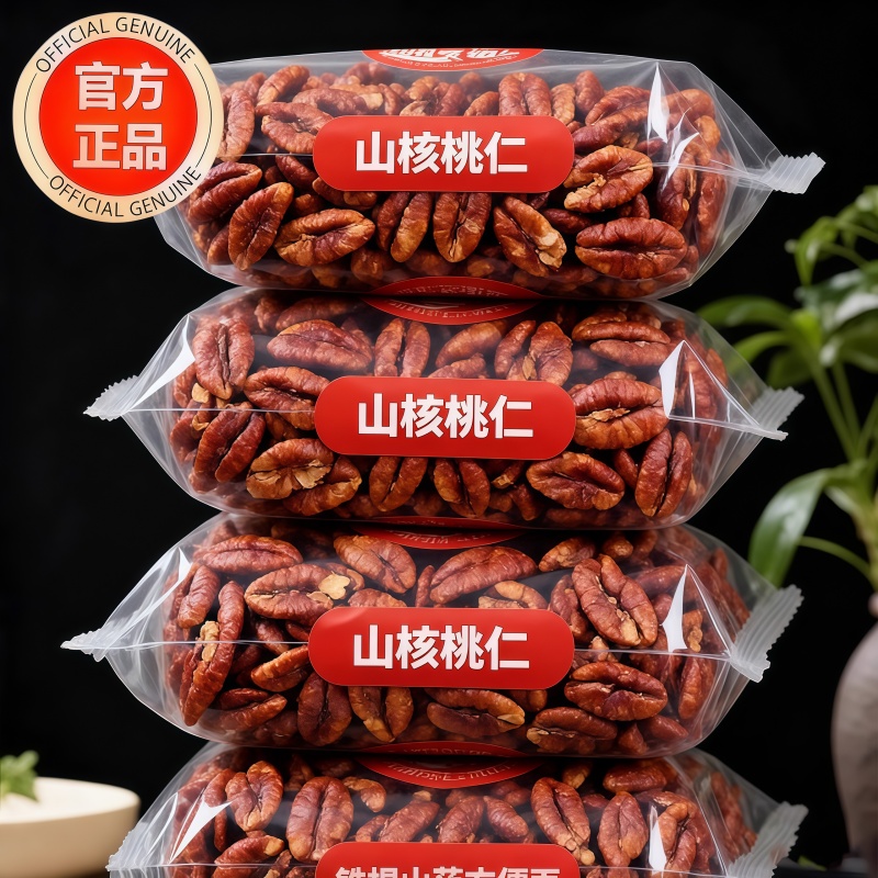 新货2025临安山核桃仁500g坚果孕妇零食小包装小核桃仁杭州特产