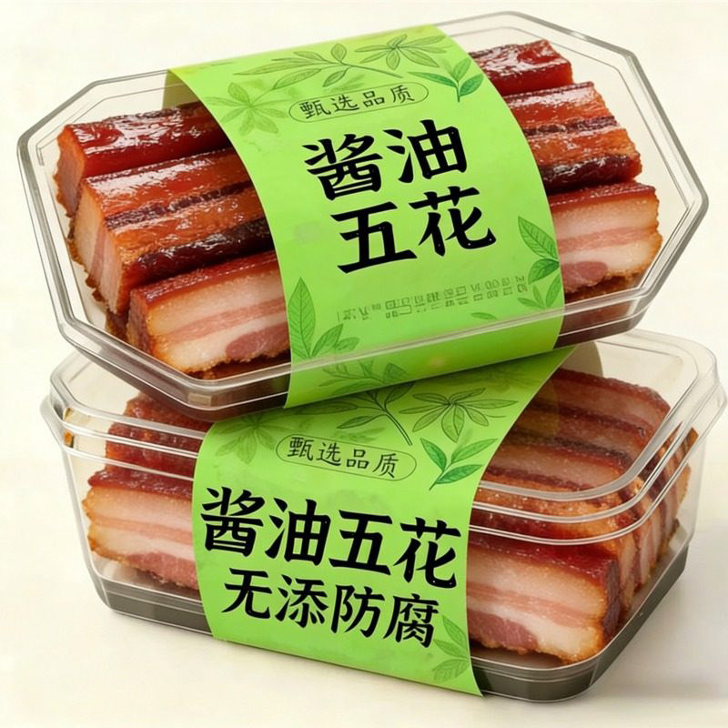 央妈推荐！浙江绍兴特产母子酱油肉酱香经典腊肉五花温州特产年货
