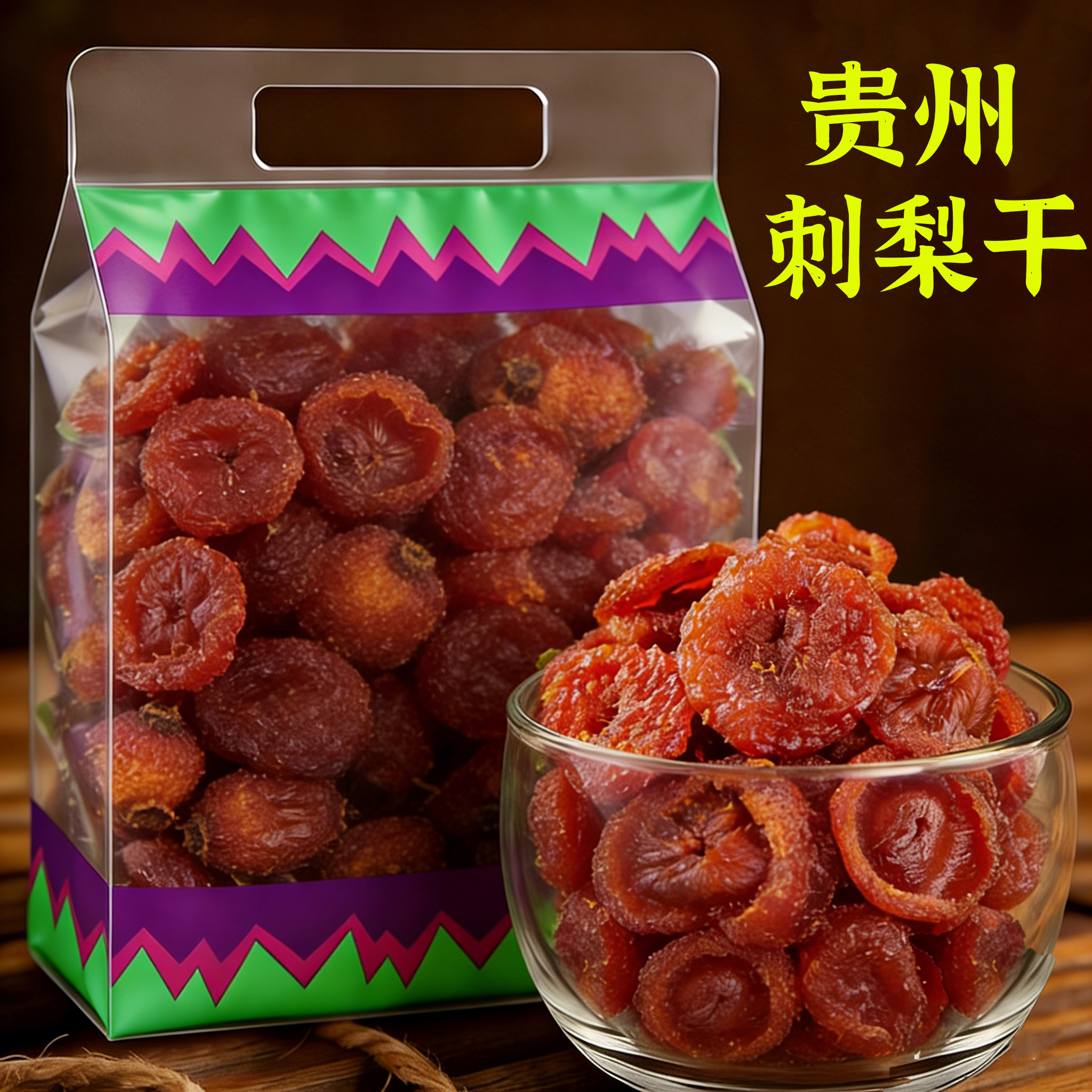 央妈推荐贵州刺梨干官方旗舰店正宗特产野生无糖添加泡水果干蜜饯