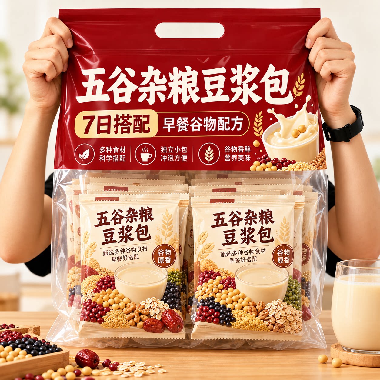豆浆包五谷杂粮旗舰店破壁机专用学生豆浆料包现磨豆浆材料早餐