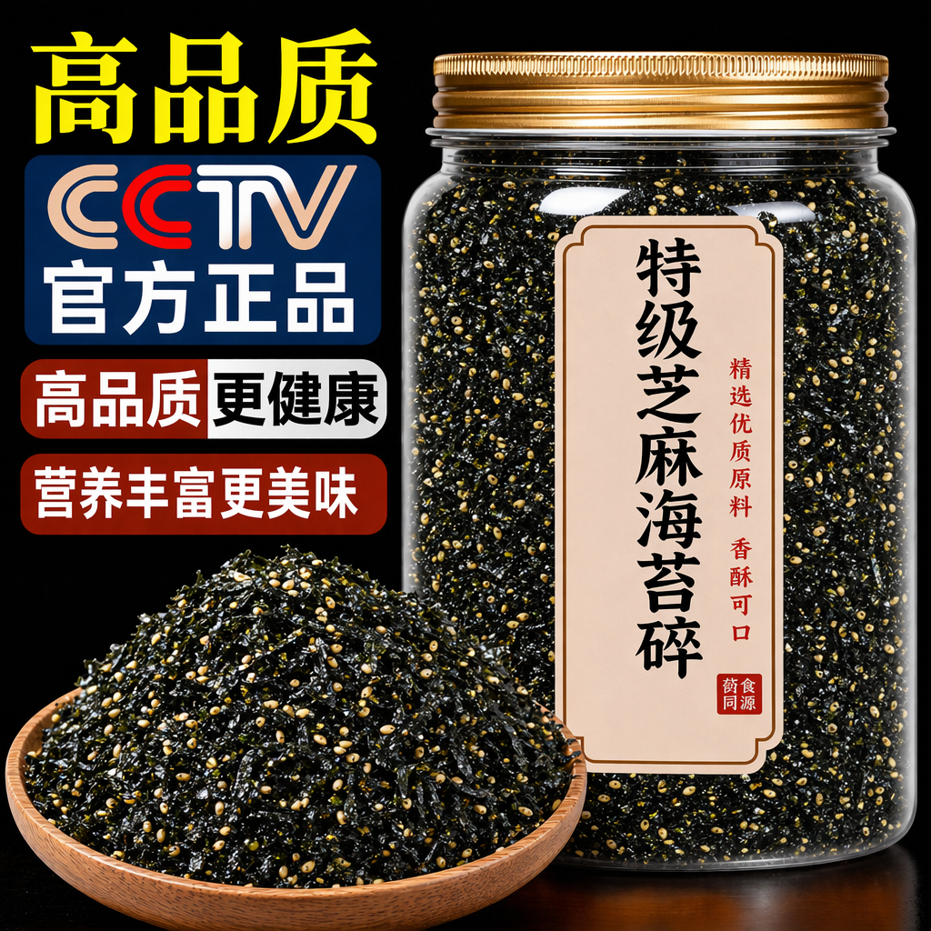 海苔碎拌饭婴儿童辅食官方旗舰店正品无添加独立包装非油炸海苔碎