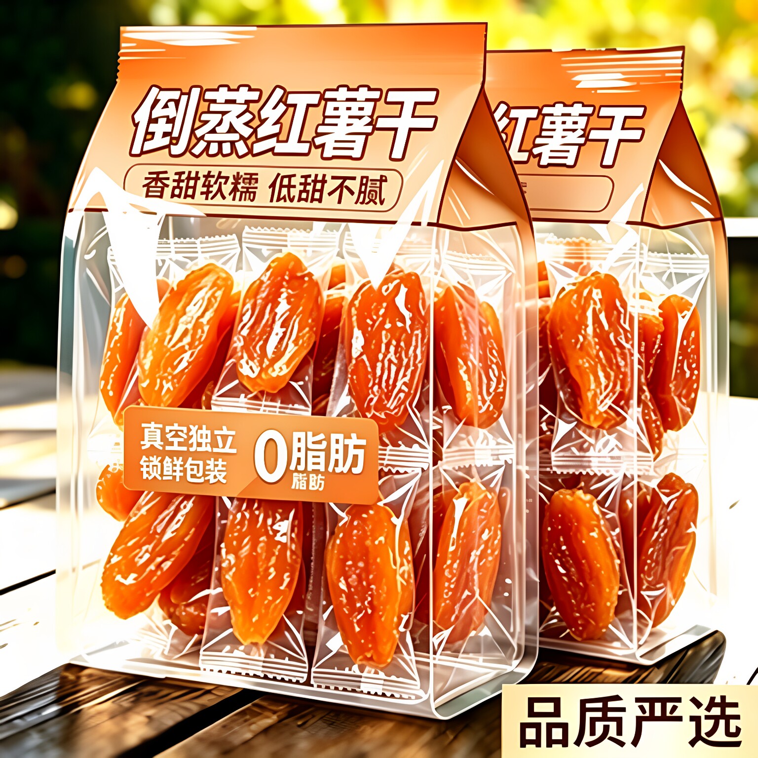 倒蒸红薯干农家自制地瓜无糖精健康小零食追剧解馋减0低脂卡热量