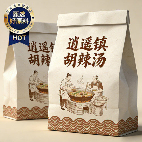 正宗河南特产逍遥镇京遥胡辣汤牛肉味麻辣味速食夜宵早餐汤旗舰店