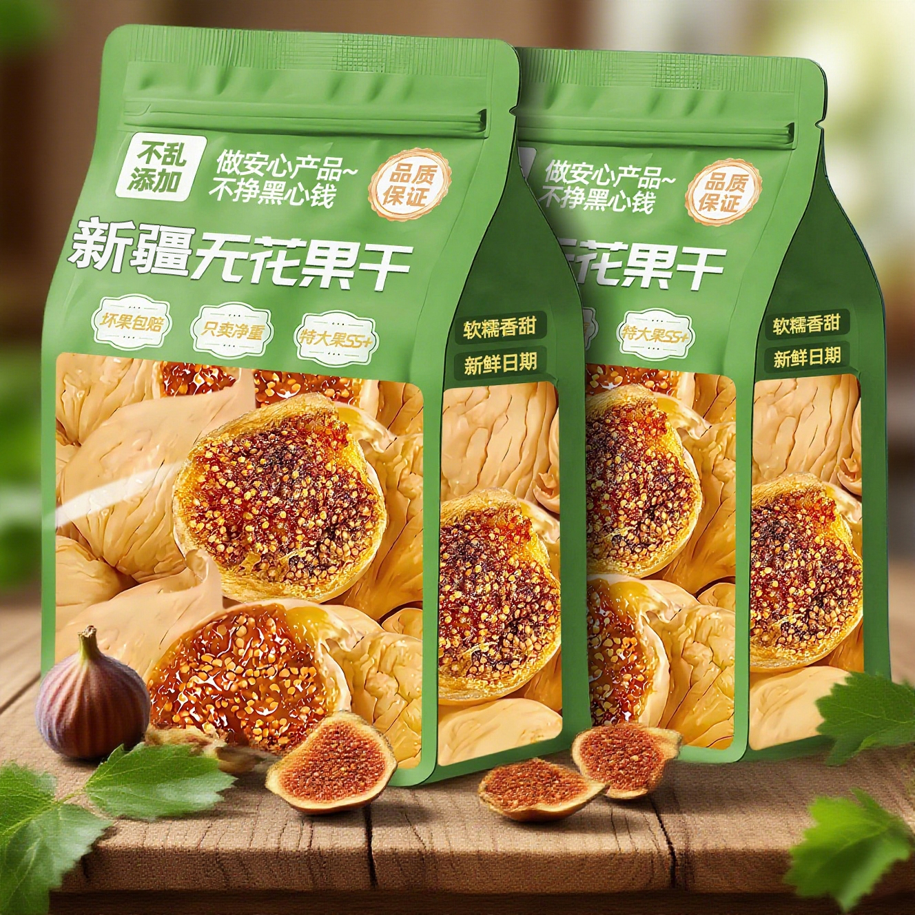 三蒸三晒无花果干新疆官方旗舰店无糖无添加黄体酮特级大果即食