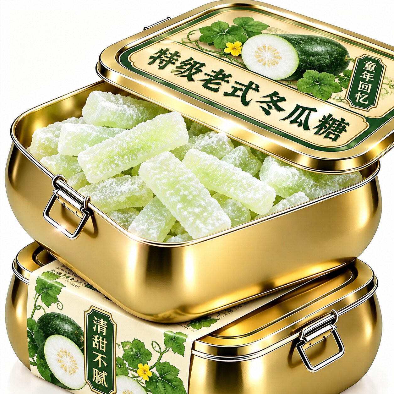 【高品质】正宗老式冬瓜糖官方旗舰店台湾蜜饯水果干怀旧零食年货