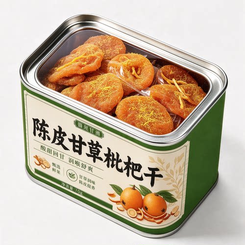 陈皮甘草枇杷干官方旗舰店正品福建云霄特产原味无添加孕妇零食