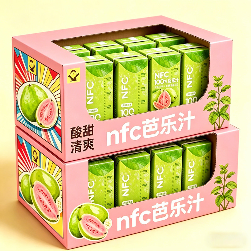 央妈推荐红心芭乐汁nfc饮料官方旗舰无添加元气青春无糖饮料整箱