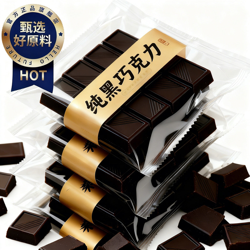 央妈推荐黑巧克力无蔗糖纯可可脂0脂饱腹代餐原装进口官方旗舰店,零食/坚果/特产,黑巧克力,淘宝优惠券,粉丝福利购,淘宝优惠卷