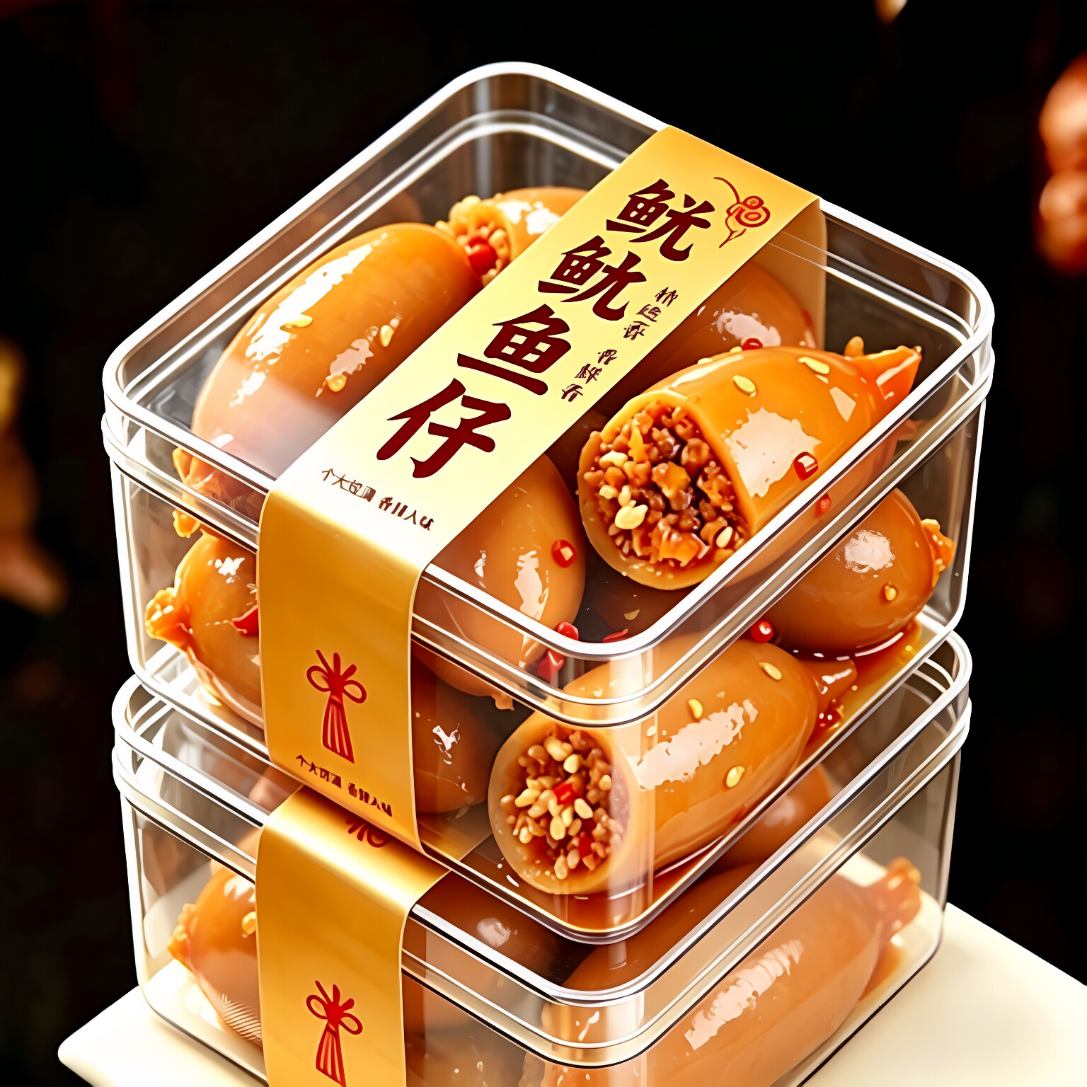 带籽鱿鱼仔开袋即食大个麻辣墨鱼仔碳烤海兔休闲海味网红爆款零食