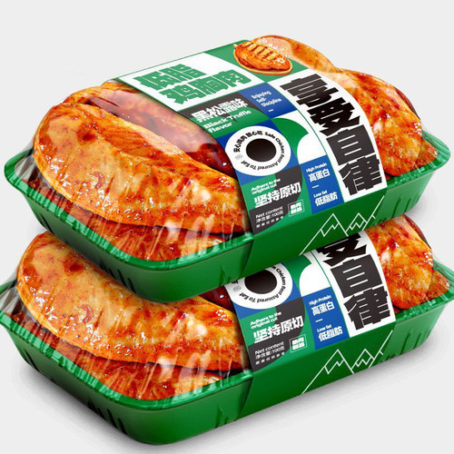 低脂鸡胸肉健身代餐开袋即食减脂期肥代餐饱腹解馋零食品低卡轻食