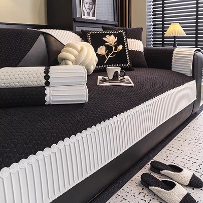 雪尼尔四季防滑防猫抓沙发垫