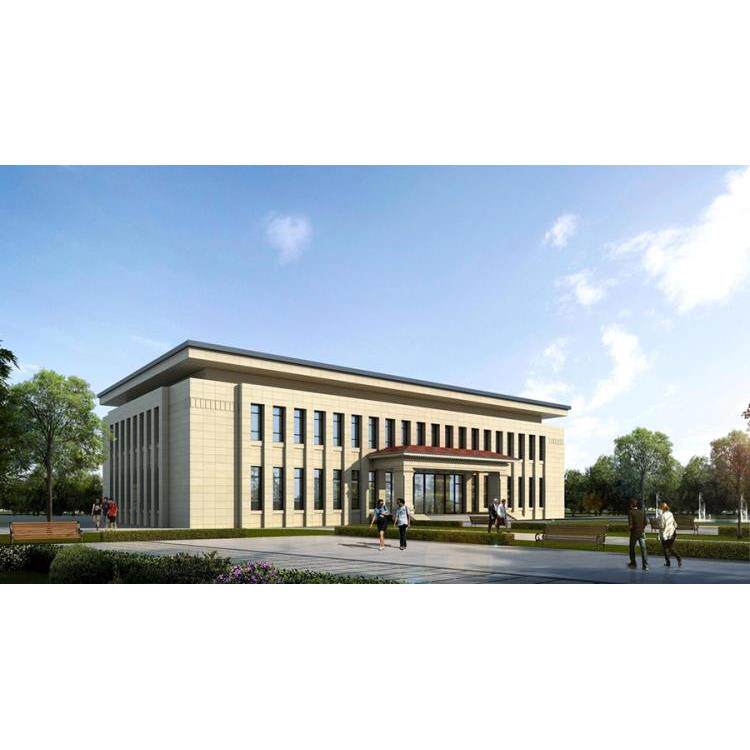 办公楼建筑外观设计案例效果图 现代办公 现代办公楼 产业园 工业