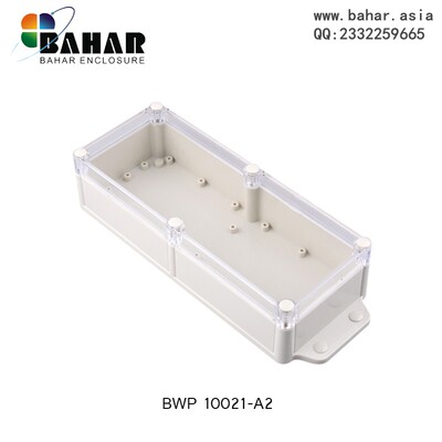 巴哈尔壳体.接线盒.带耳朵外壳.塑料透明防水盒.IP68 BWP10021-A2