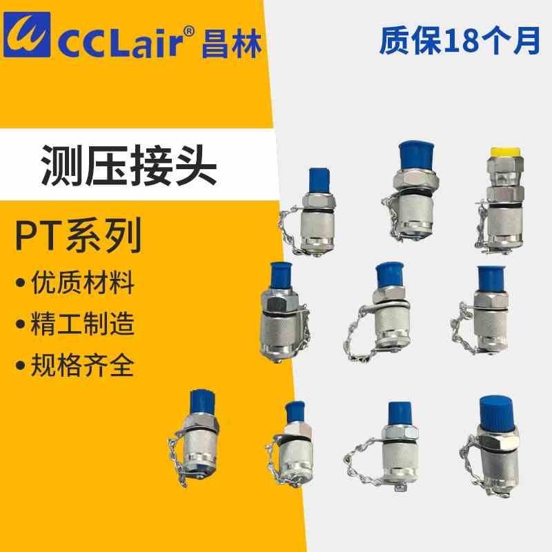 PPT高压测压接头PT-1/2/3/4/5/6/7/8/9M10/11/M12M14M18*1.5 G1/4