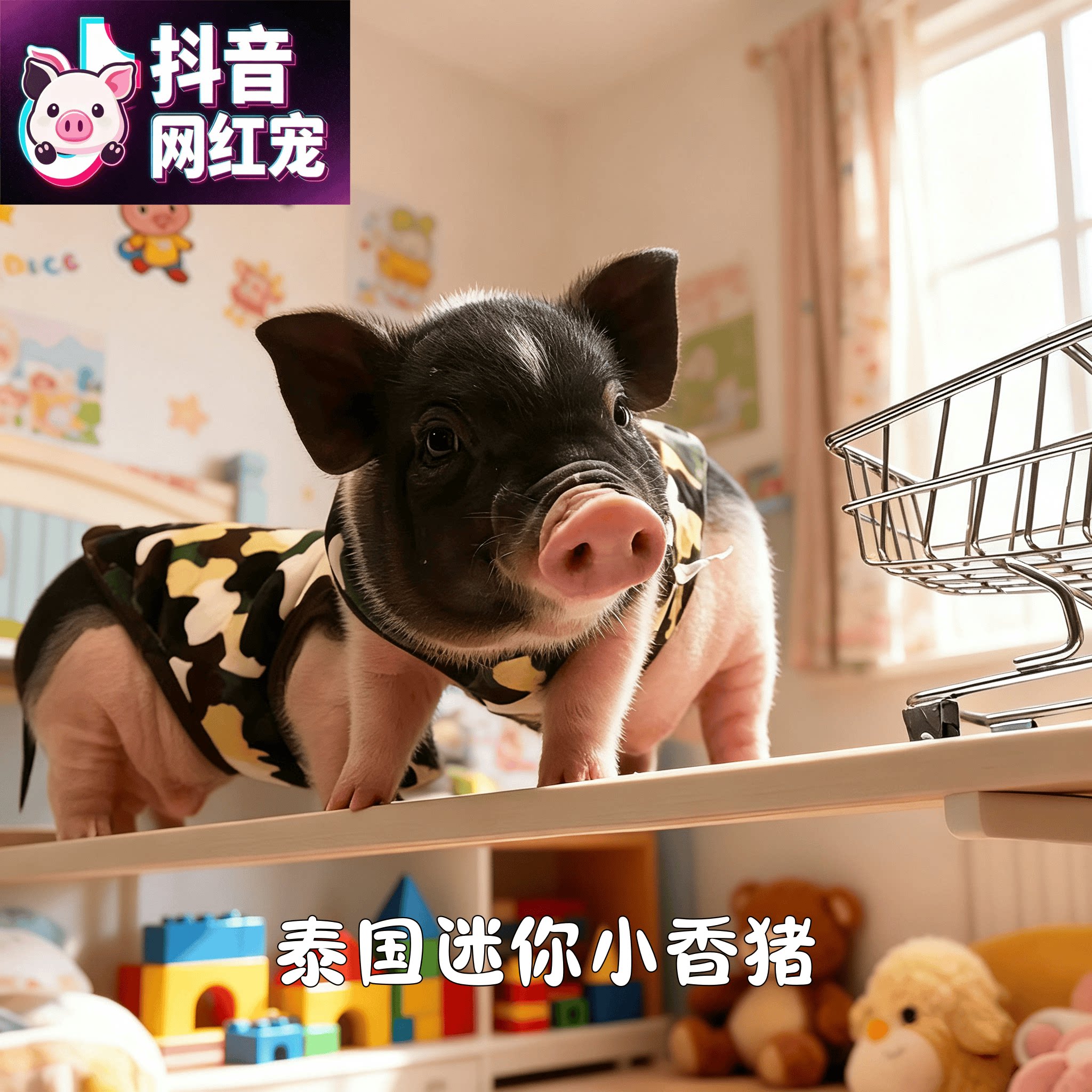 迷你泰国小香猪长不大宠物猪