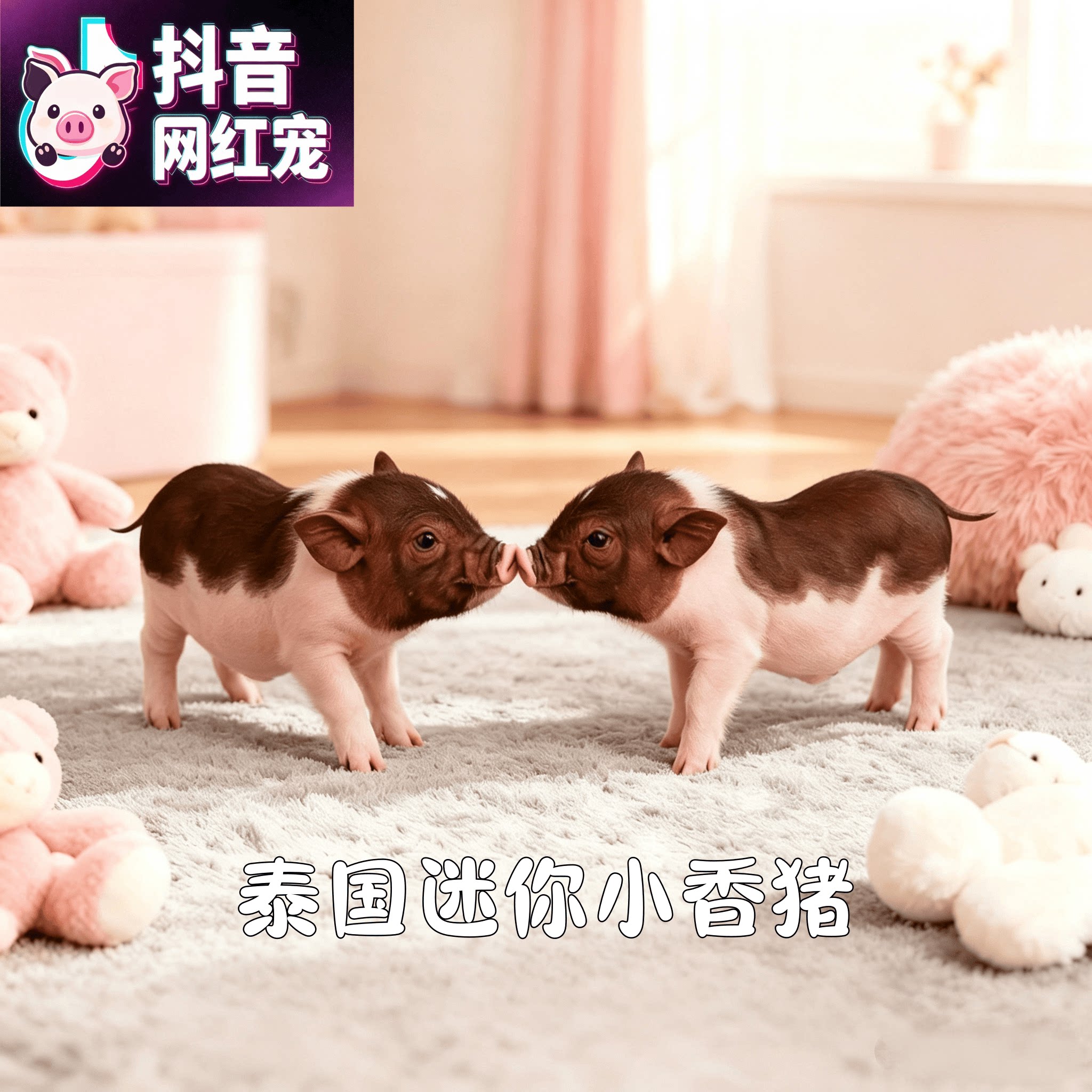 迷你泰国小香猪长不大宠物猪