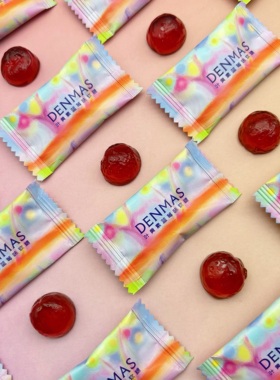 DENMAS丹马士叶黄素蓝莓软糖结婚喜糖高端喜事糖果休闲小零食