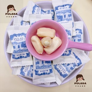 PULADA朴拉达原汁椰子糖椰子味夹心牛奶糖爆款喜糖休闲小零食糖果