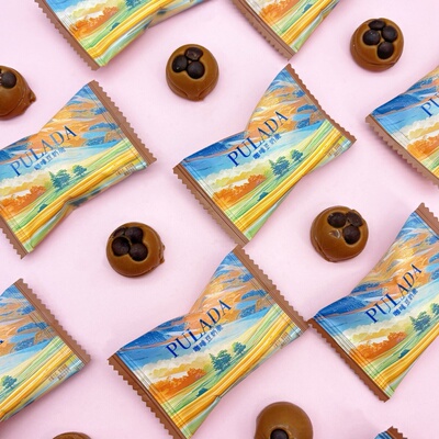 英国PULADA朴拉达冰镇咖啡豆奶脆