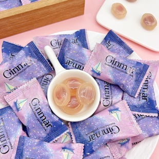 GINMAR金玛百香果水果味夹心硬糖高颜值包装结婚喜糖爆款散装糖果