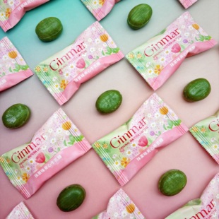 GINMAR抹茶味夹心牛乳糖高颜值结婚喜糖婚糖网红休闲小零食糖果