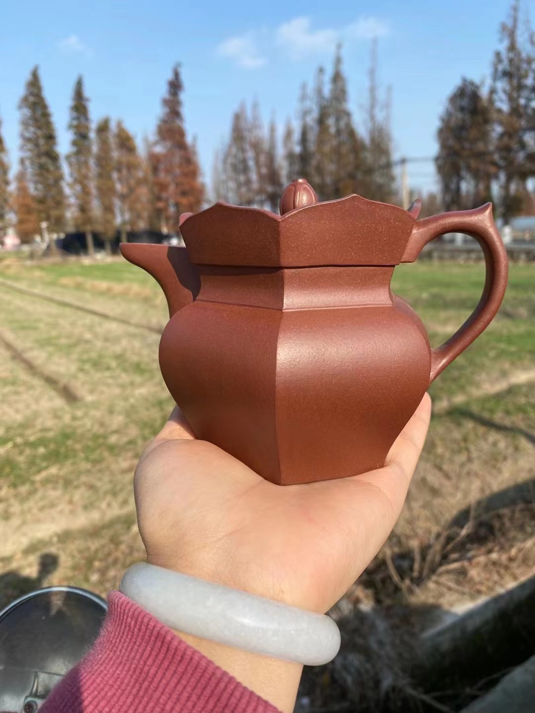 養(yǎng)真正宗宜興紫砂壺高端精品全手工制作六方壺僧帽壺