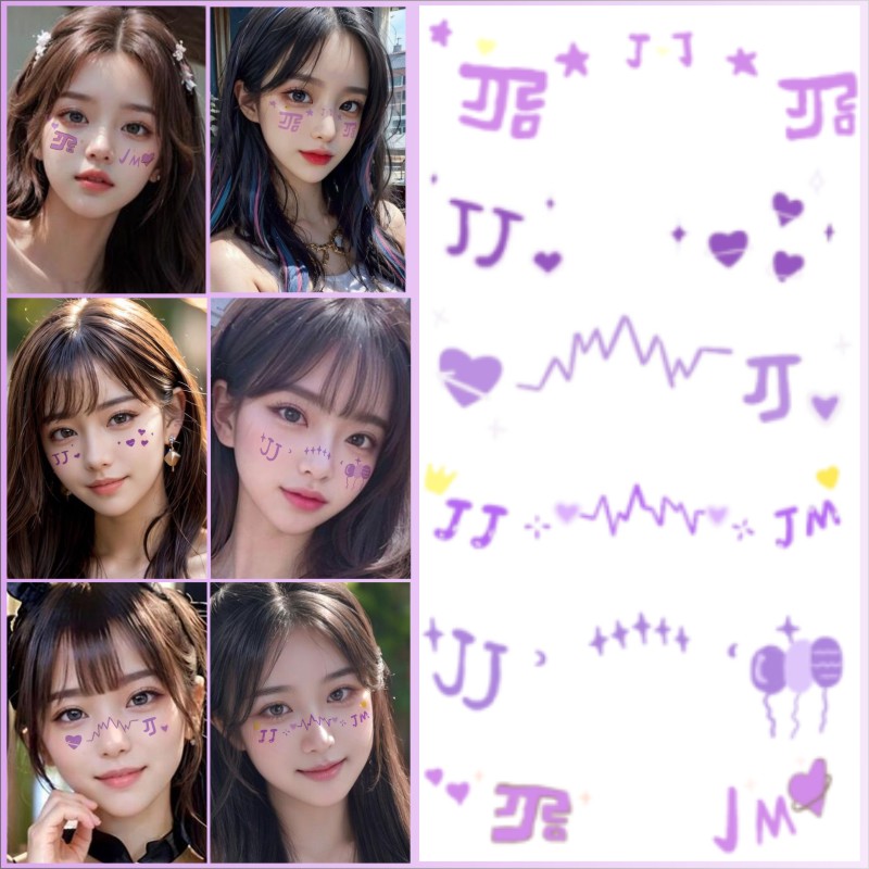 林俊杰JJ20演唱会纹身贴