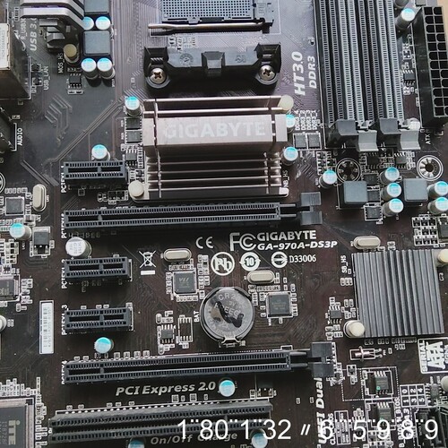 GA-970 -DS3P主板 支持FX AM3实图拍摄