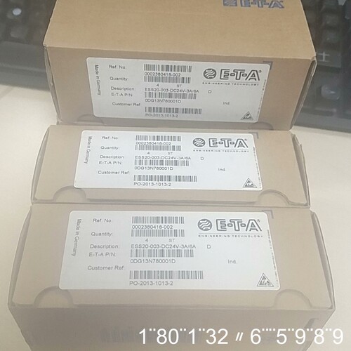 ETA断路器ESS20-003-DC24V-3A/6A,