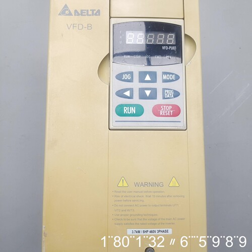 B系列变频器3.7KW380V，VFD037B43A